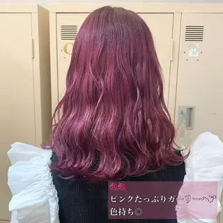 セミロング カラー ヘアアレンジ 代表🎀 ふわモテ愛 され髪🩷yumiのヘアスタイル