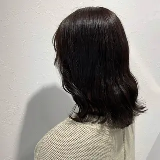 セミロング カラー shiho .のヘアスタイル