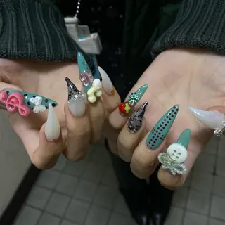 ネイル nano/きもかわ nail🐬🫧のネイルデザイン