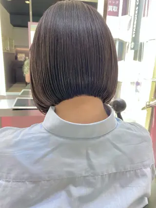 ショート カラー ボブ/レイヤー /植原健太のヘアスタイル