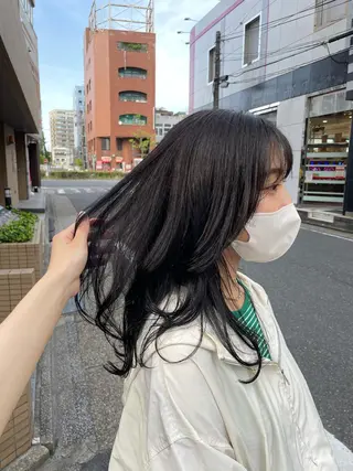 セミロング カラー 🫧ヒシダアキ taboo.i🫧のヘアスタイル