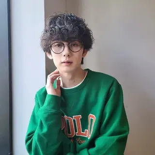 メンズ ブリーチなし 暖色カラー/井上あいのヘアスタイル