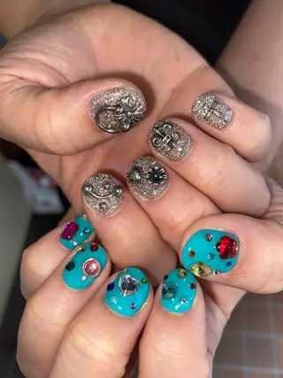 ネイル en　nail 池袋店所属・個性派🌺推しネイル 💅💞hota🐇のネイルデザイン