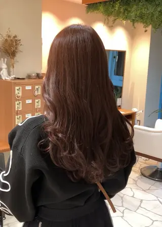 ロング カラー ヘアアレンジ 久野紗愛 【髪質改善　艶髪】のヘアスタイル