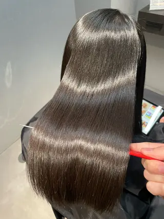 セミロング 山田彼門❄️美髪矯正 /ハーツエキスパートのヘアスタイル