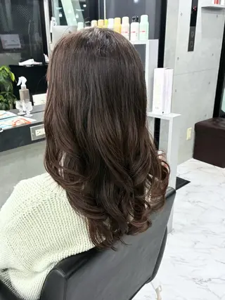ロング パーマ Endearing 🌟銀座のヘアスタイル