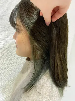 セミロング カラー REM【阿佐ヶ谷】 MEGUのヘアスタイル