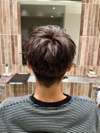 ショート カラー メンズ 横浜/メンズ特化/ Farbe/田中颯斗のヘアスタイル