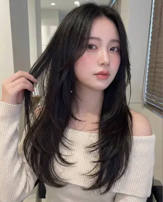 ロング カラー ヘアアレンジ 🎀愛されモテヘア♡ 梅澤夏基🎀のヘアスタイル