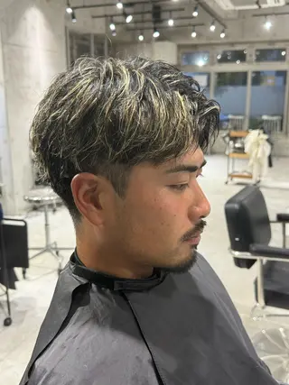 メンズ 布施メンズ特化美容師 秋山 涼のヘアスタイル