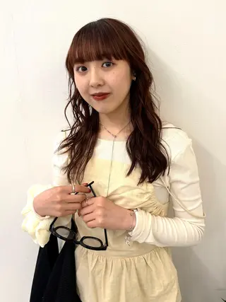 セミロング カラー IO/ブリーチカラー 特化美容師✨のヘアスタイル