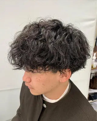 パーマ ダメージレス縮毛矯正 メンズも歓迎 細谷のヘアスタイル