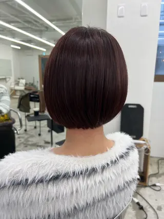 ショート ボブショート/岩崎 明生のヘアスタイル