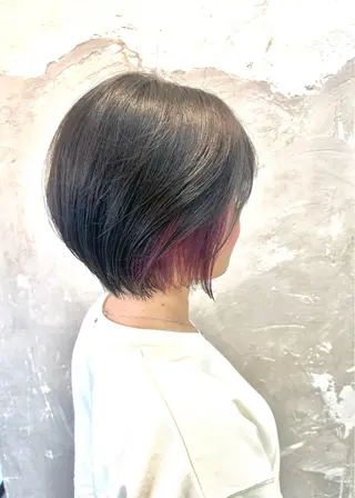 ショート カラー 宮崎 智也のヘアスタイル