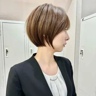 ショート カラー 木原良 (キハラ リョウ)のヘアスタイル