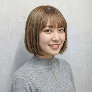 ショート ベージュ*Spica 【ミルクティー】のヘアスタイル