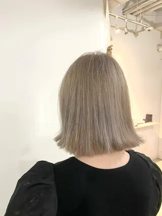 ショート カラー 【透明感カラー】💠 TETSUのヘアスタイル