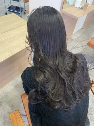 セミロング カット/パーマ/カラ ー清本耕介のヘアスタイル