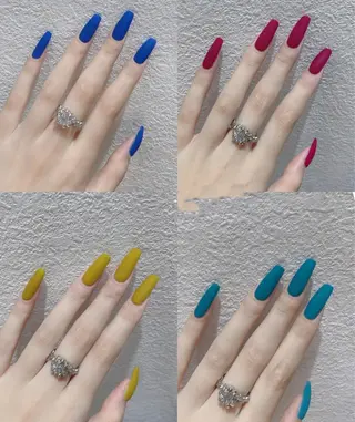 ネイル M🌷nail 長さだし専門店のネイルデザイン