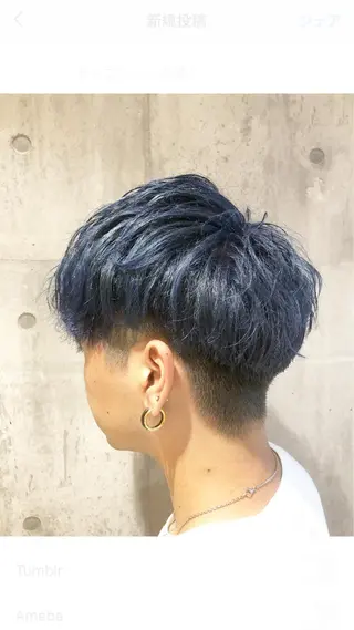 ショート カラー パーマ ヘアアレンジ メンズ キッズ ネイル マツエク・マツパ EnBlesS西宮 マンツーマン神道有基のヘアスタイル