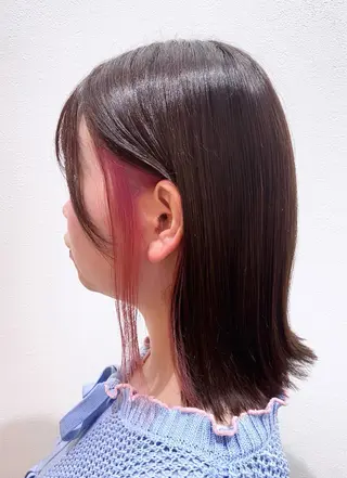 ミディアム RINA/ Jr.スタイリストのヘアスタイル