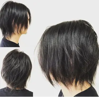 ミディアム メンズ 横田 尚登のヘアスタイル