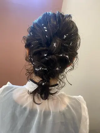 ミディアム ヘアアレンジ pep natsumiのヘアスタイル