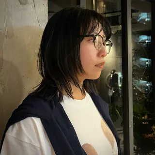 ミディアム yuri/中目黒 /レイヤー/ボブのヘアスタイル