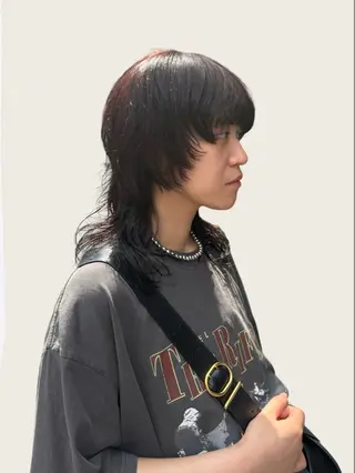 ミディアム カラー パーマ 大宮/デザインカラー /パーマ/サカイユウのヘアスタイル