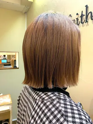 ミディアム 大形 誉のヘアスタイル