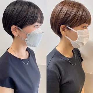 ショート カラー 小林 佳祐のヘアスタイル