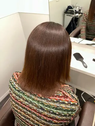 ミディアム 美髪特化✨ 伊織✨縮毛矯正✨のヘアスタイル