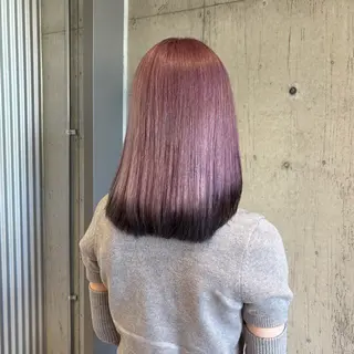 ミディアム ツヤ髪ハイトーン ×レイヤー🌝リオのヘアスタイル