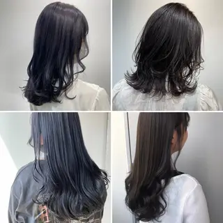 ロング カラー ツヤカラー🤍 ARISAのヘアスタイル