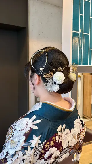 セミロング ヘアアレンジ nanae🌷 吉祥寺のヘアスタイル
