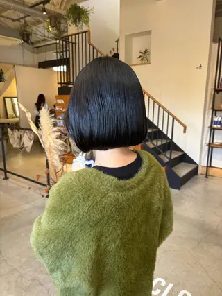 カラー 春モテカラー/うる艶 ストレート/羽菜のヘアスタイル