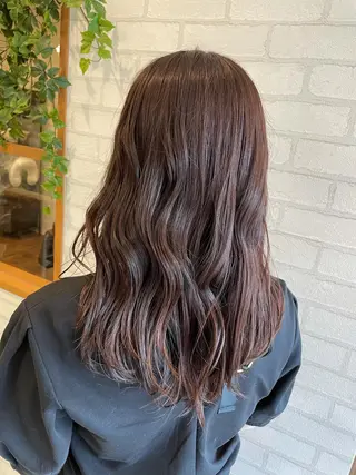 セミロング カラー 🐤 ゆい🐓のヘアスタイル