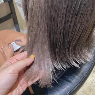 ミディアム カラー 透明感カラー/京橋/ reikoのヘアスタイル