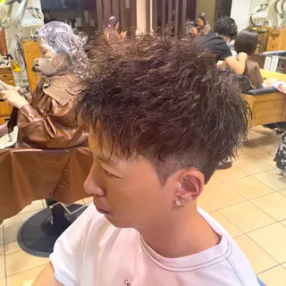 ショート パーマ メンズ すげさやか ✨メンズカットパーマのヘアスタイル