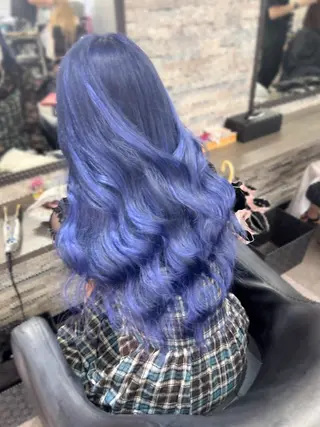 ロング カラー ハイトーンエクステ 🎩カズキ🎩のヘアスタイル