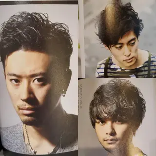 ショート メンズ 髙田 千華 髪質改善ストレートのヘアスタイル