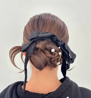 セミロング ヘアアレンジ - aiko -のヘアスタイル