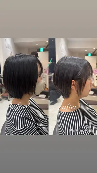 ショート 大人デザイン 🍃MORIKA🍃のヘアスタイル