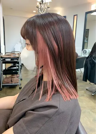 ミディアム カラー 矢野 晃平のヘアスタイル