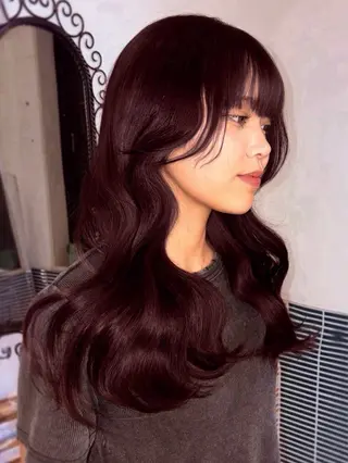 ロング ★梅田お洒落カラー ちどり★のヘアスタイル