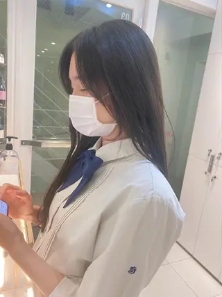 ロング カラー ヘアアレンジ 赤み消しグレージュ 🫒reonのヘアスタイル