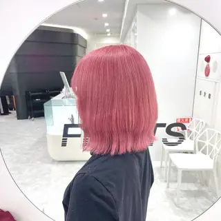 ショート ♡暖色ガーリー/ ピンク/かえで♡のヘアスタイル