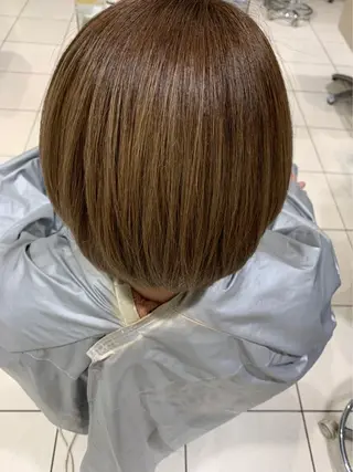 ショート カラー パーマ ヘアアレンジ メンズ キッズ ネイル マツエク・マツパ EnBlesS西宮 マンツーマン神道有基のヘアスタイル