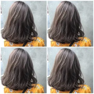 ミディアム カラー パーマ ヘアアレンジ メンズ キッズ ネイル マツエク・マツパ レイヤー/顔周り 韓国ヘア森田和貴のヘアスタイル