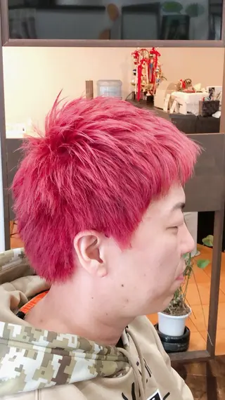 ショート カラー メンズ 早川 太貴のヘアスタイル